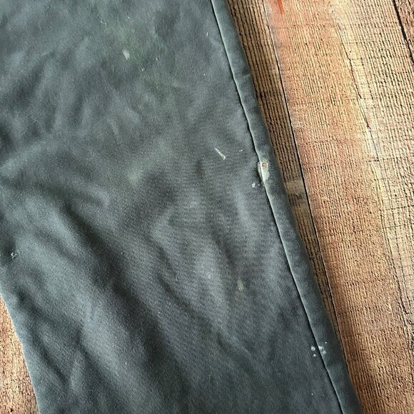 Vintage Big Smith Olive Green Insulated Coveralls With Red Lining & Zipper Front - Picture 9 of 16